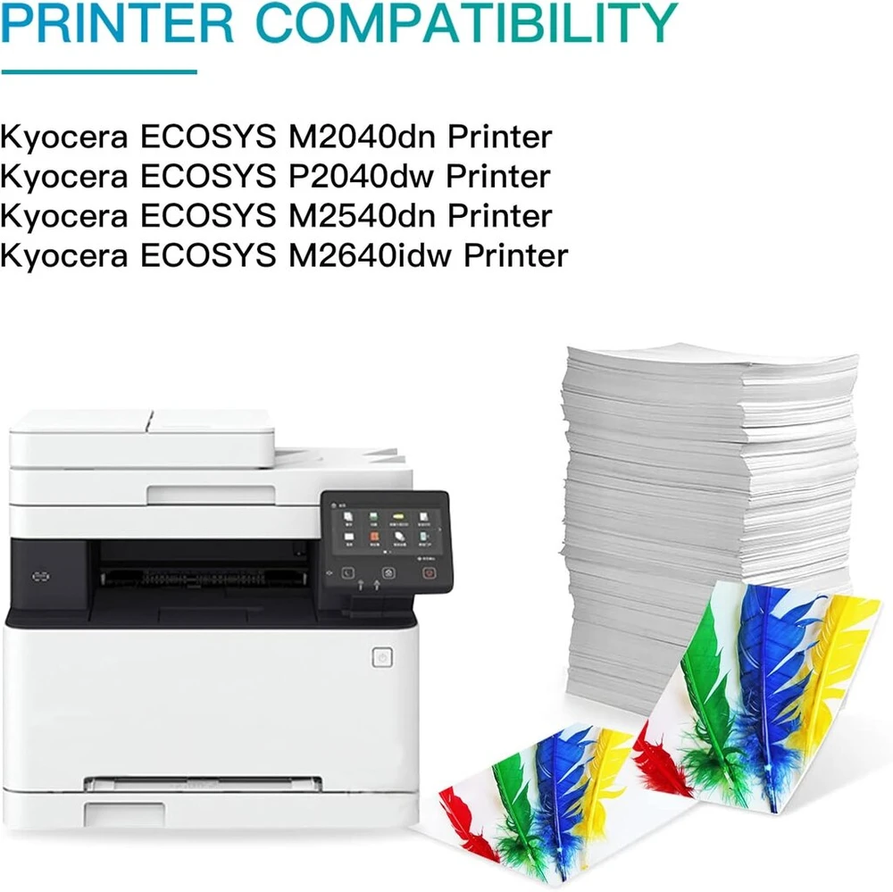 Beone 1 x Tk1160 Tk-1160 Tk 1160 1t02ry0nl0 suderinama tonerio kasetė, skirta Kyocera Ecosys M2040dn P2040dw M2540dn M2640idw spausdintuvui (1 juoda)