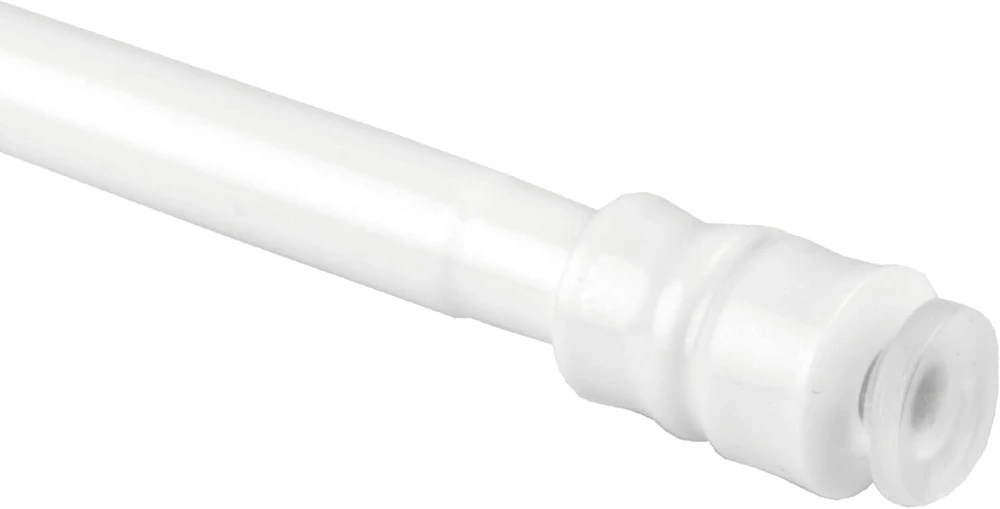 Bestlivings užspaudžiamas strypas (baltas) su sraigtine technologija, ištraukiamas 40-60 cm, užuolaidų strypas užspaudimui, lengvoms užuolaidoms, nereikia gręžti ar klijuoti