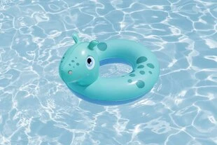 Bestway 36464 pripučiamas plaukimo ratas hipcio mėlynas pūtiklis 3-6 l