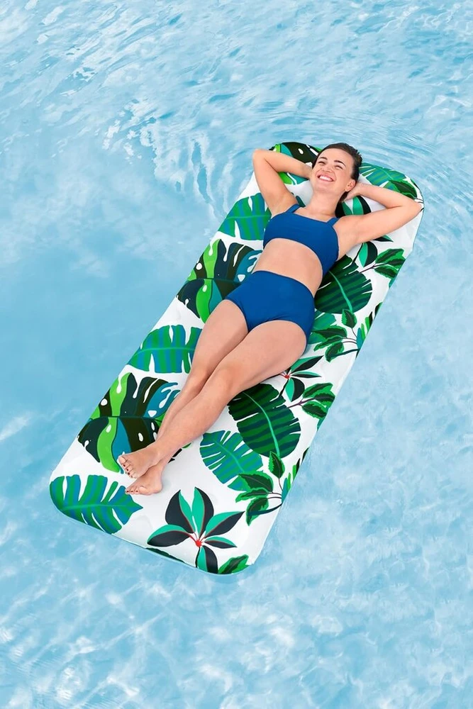 Bestway Blissfull Drifter pripučiamas čiužinys su tekstilės užvalkalu 183x73 cm