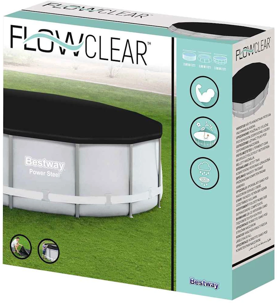 Bestway Flowclear Baseino uždangalas, 396cm