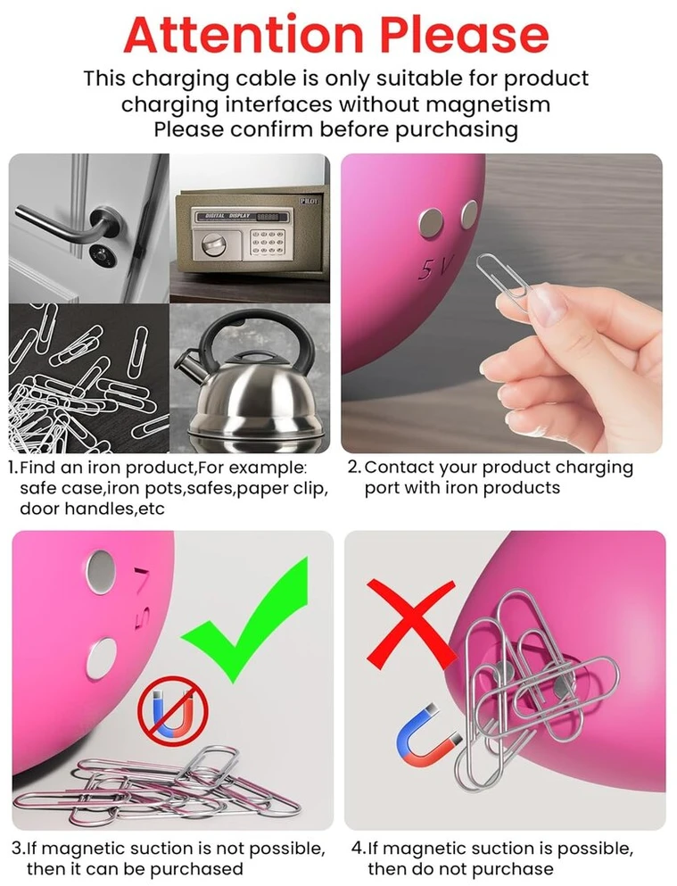 Bicmice magnetinis Usb Dc įkrovimo kabelio pakaitinis įkrovimo kabelis 7 mm