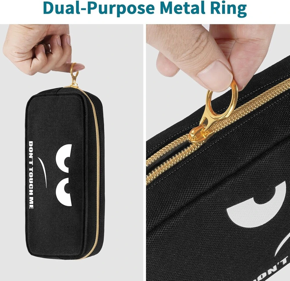 Bigbuy Accessories Didelės talpos pieštukų dėklas "don't Touch"