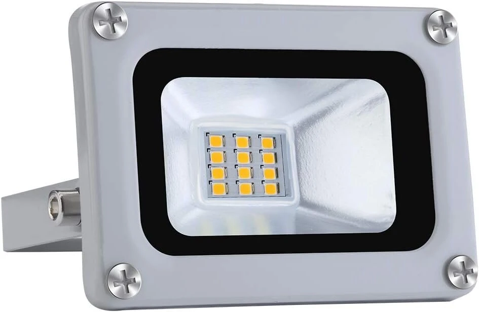 Bikuer 10 W šaltai balta led prožektorius, itin ryškus led prožektorius, lauko prožektorius, Ip65 atsparus vandeniui, 6000 K dienos šviesos baltumas, idealus sieninis šviestuvas, lauko apšvietimas