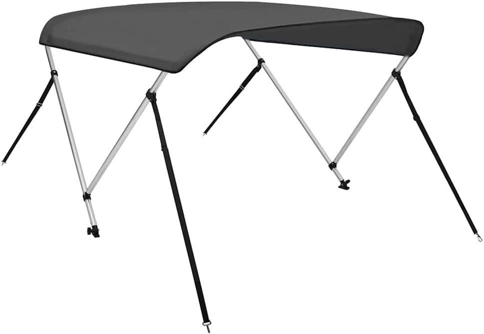 Bimini viršaus stogelis, antracito, 180x130x110cm, 2 lankai