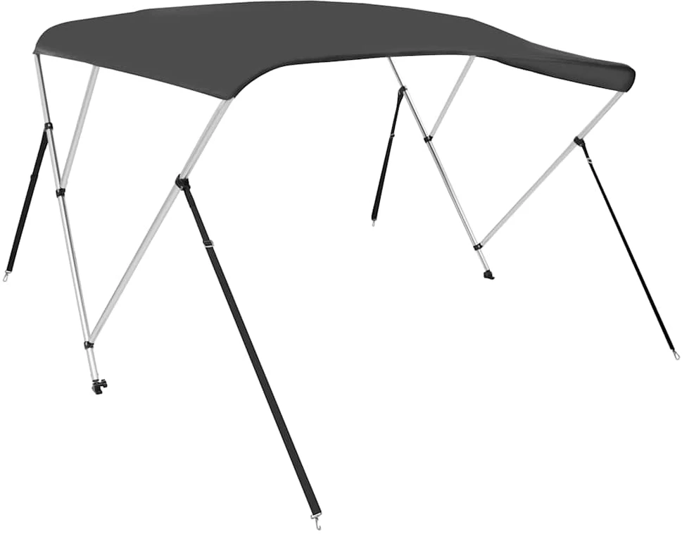 Bimini viršaus stogelis, antracito, 183x140x137cm, 3 lankai