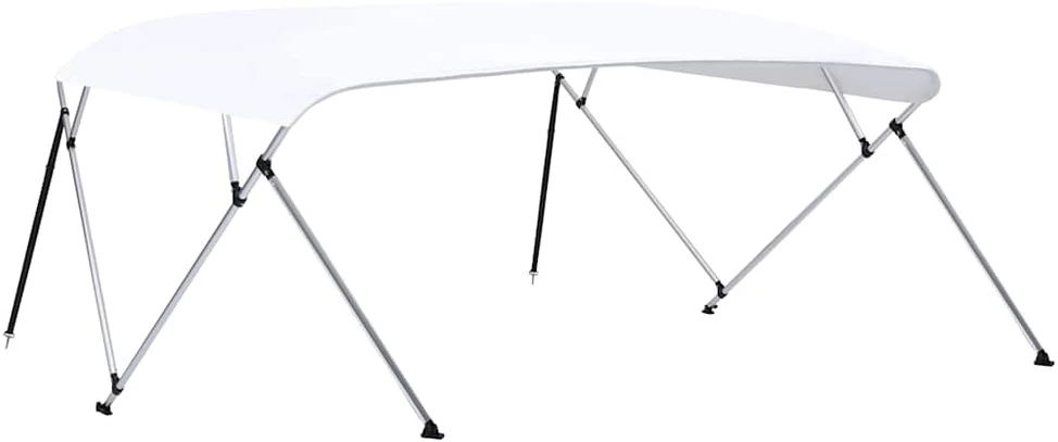 Bimini viršaus stogelis, baltas, 243x(230-244)x137cm, 4 lankai