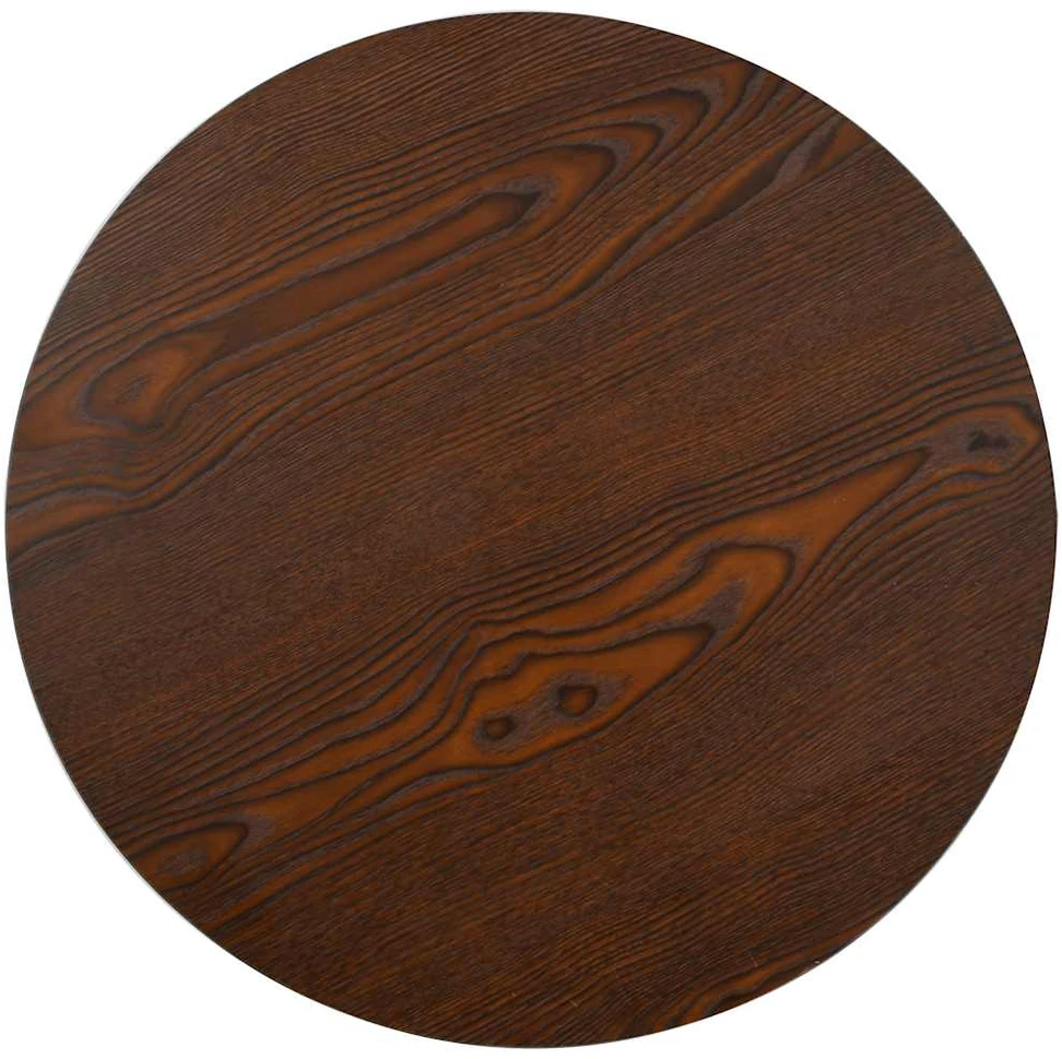 Bistro staliukas, tamsiai rudos spalvos, 60cm, MDF