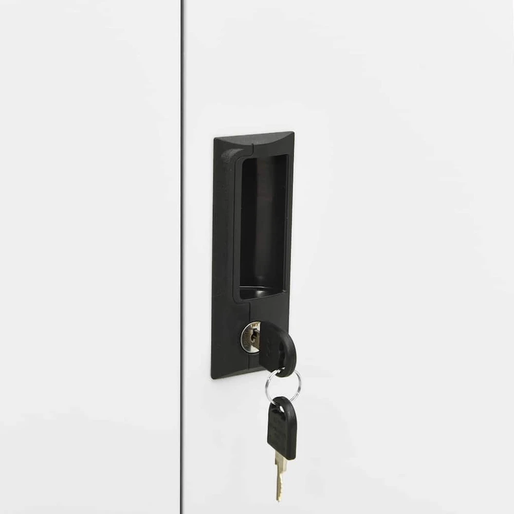 Biuro spintelė, baltos spalvos, 90x40x102cm, plienas