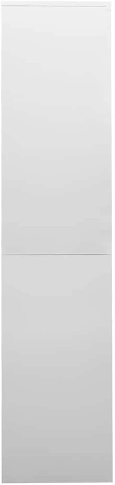 Biuro spintelė su stumdomom durim, pilka, 90x40x180cm, plienas