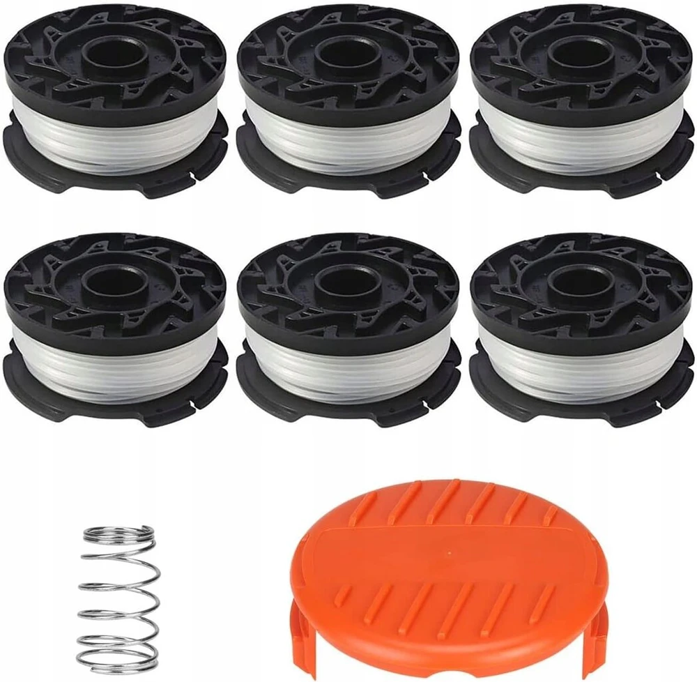 Black & Decker Trimerio pjovimo valas Juodas & Decker, 6 vnt. su spyruokle