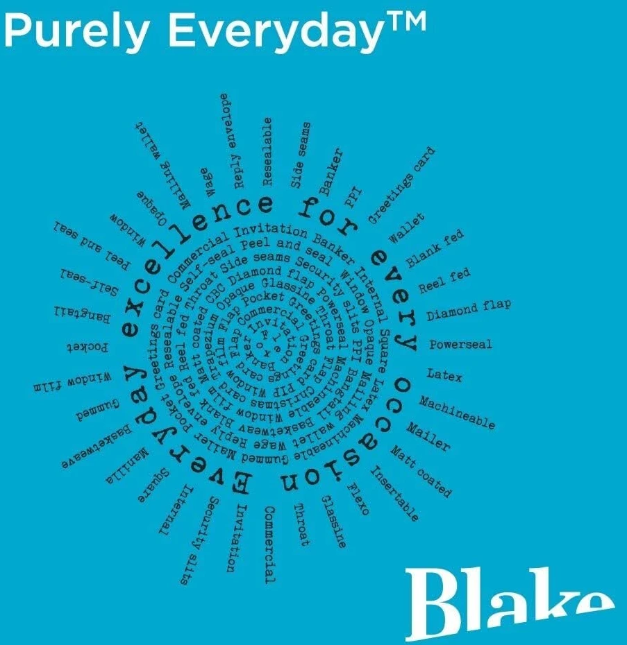 Blake Purely Everyday 37709 vokai, drėgnai užklijuojami, balti, C4 229 x 324 mm - 100 g/m², 250 vnt.