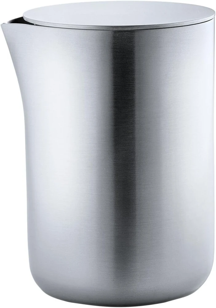 Blomus Basic 63620 pieno ąsotis su nerūdijančio plieno dangteliu + 63621 cukrinė su nerūdijančio plieno dangteliu Basic