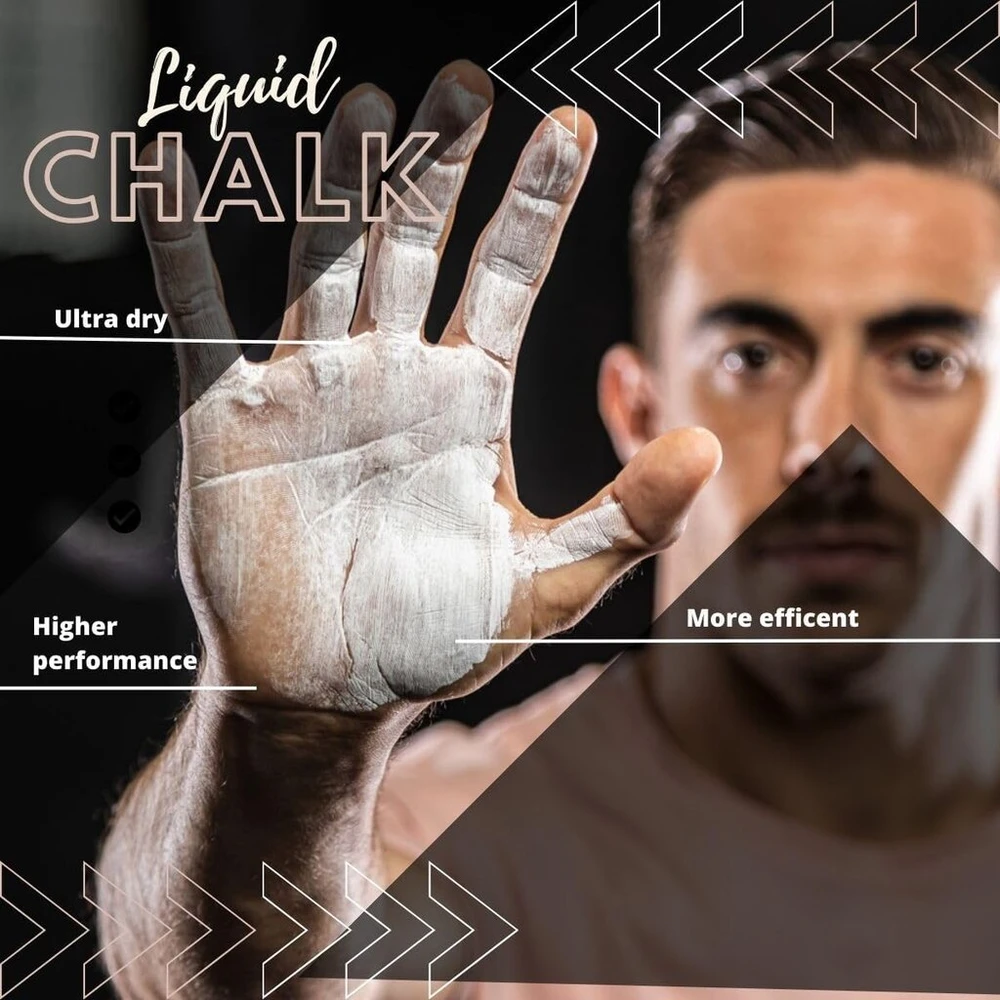 Bluegorilla skystas kreidos sporto salės, kreidos riedulys, itin sausas 250 ml magnio gimnastikos magnio laipiojimo kreidos sporto salės jėgos trikovės, sunkiosios atletikos, crossfit, kalistenikos
