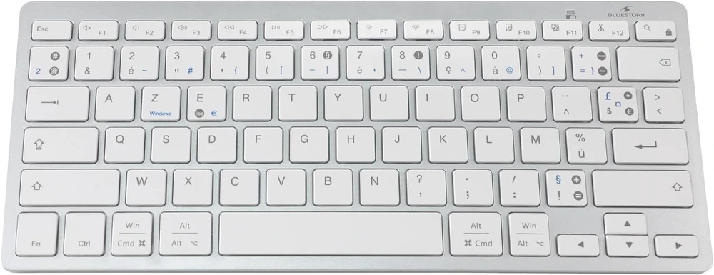 Bluestork Mini Bevielė Bluetooth Klaviatūra Azerty Pc/mac