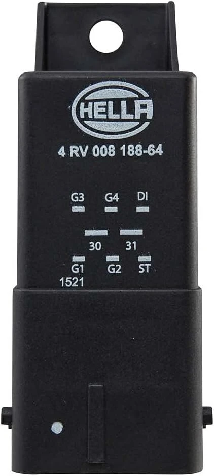 BMW Hella 4rv 008 188-641 Relė, kaitinimo žvakių sistema - 12v - Jungčių skaičius: 8