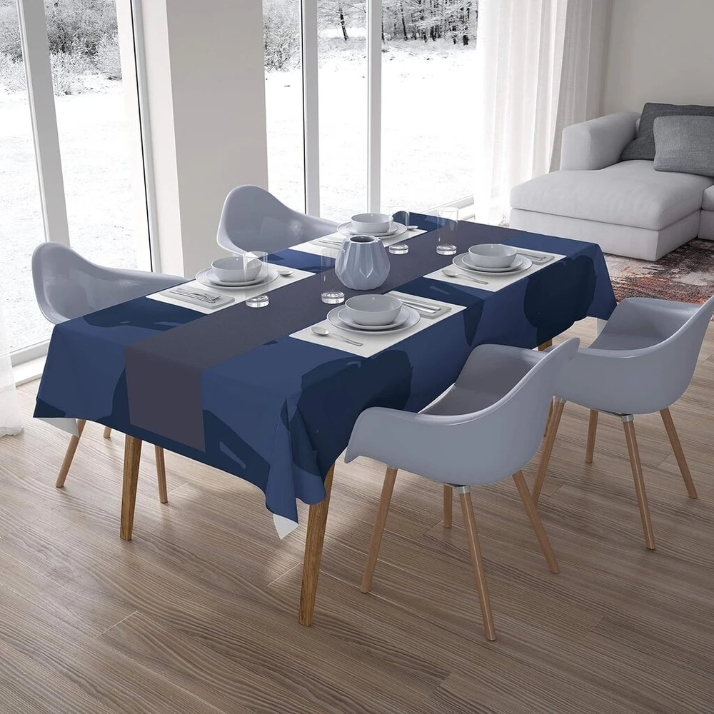 Bonamaison virtuvės dekoratyvinė staltiesė mėlyna 140 x 200 cm - sukurta ir pagaminta Turkijoje