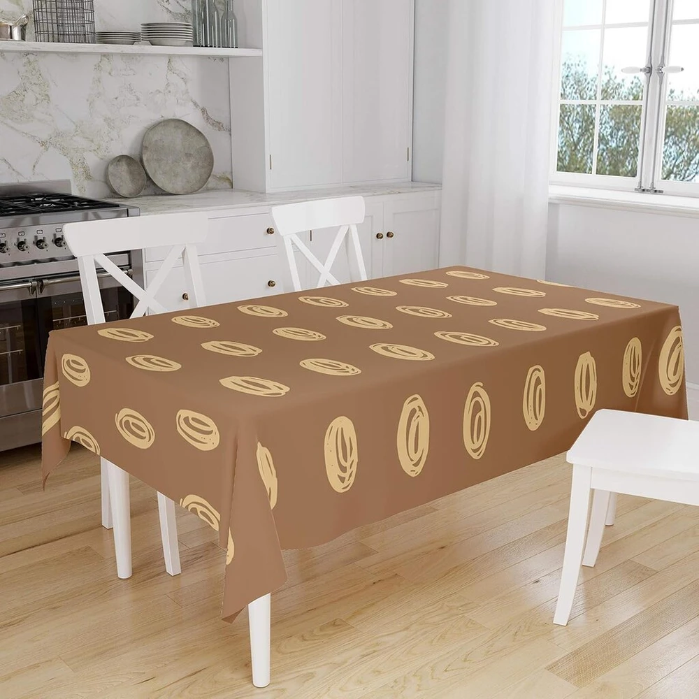 Bonamaison virtuvės dekoratyvinė staltiesė rudos spalvos tonai 140 x 160 cm - sukurta ir pagaminta Turkijoje