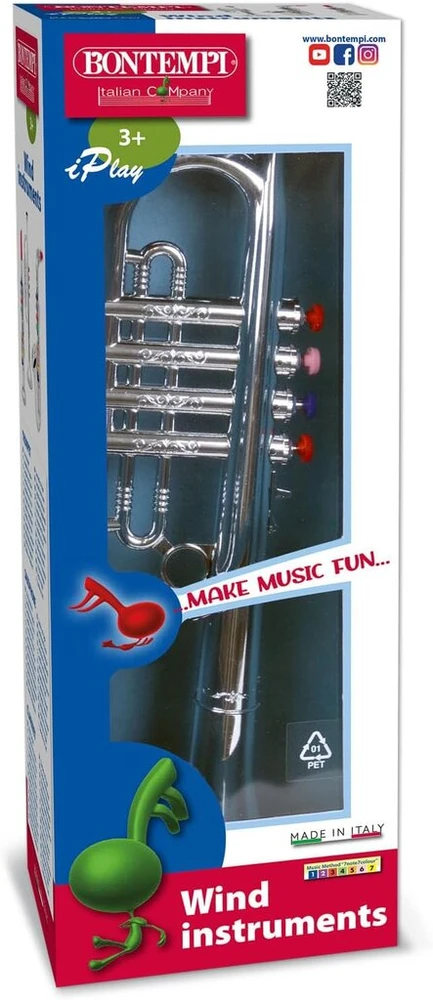 Bontempi 32 4231 4 Sidabrinė Trimito, 42 cm, Spalvotas