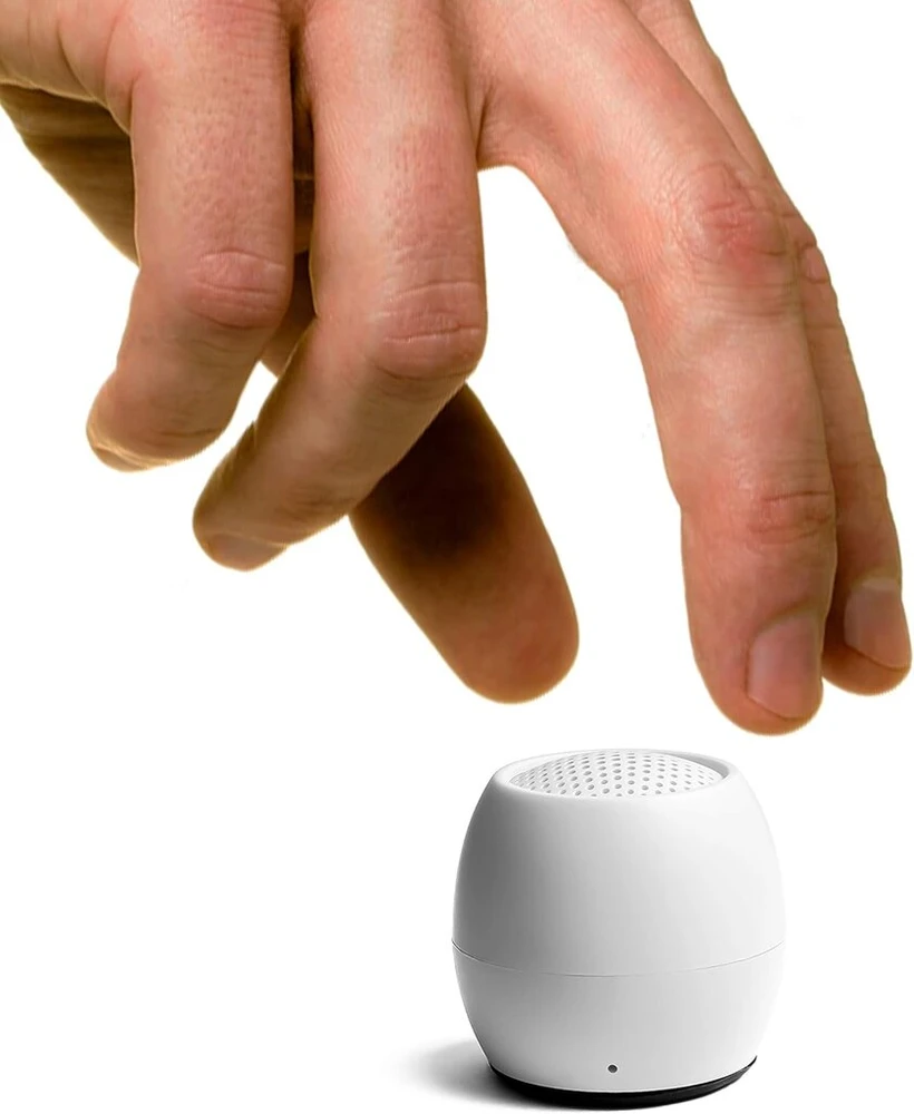 Kompiuterio kolonėlės Boompods Zero Bluetooth garsiakalbis, galingas vandeniui atsparus mini garsiakalbis su dvigubo susiejimo galimybe ir belaidžiu mikrofonu su dideliu garsu