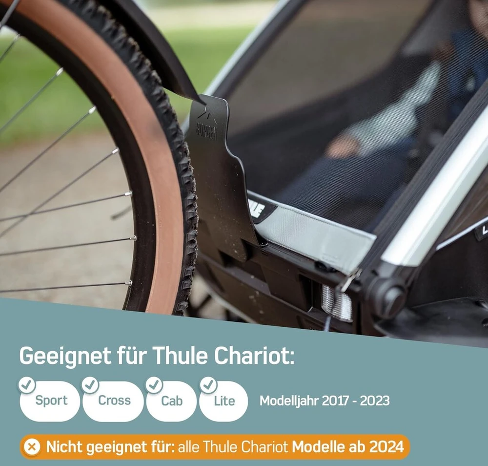 Borgen purvasaugis dviračio priekabai Thule Chariot