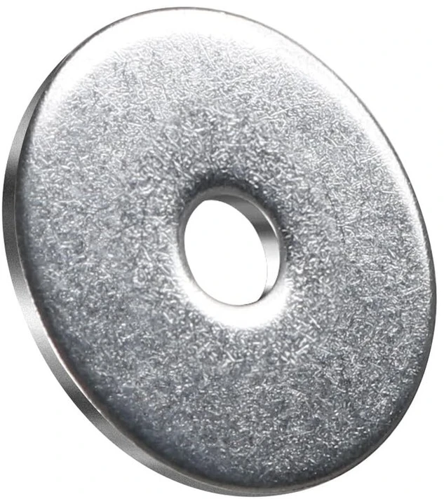 Boumvid poveržlės nerūdijančio plieno m5 x 25 mm, 20 vnt. pakuotė, 304 a2 v2a, didelės korpuso poveržlės din9021 / iso7093, metalinės poveržlės srieginiams strypams, veržlėms ir varžtams