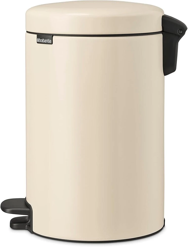 Brabantia Newicon pedalinis kibiras, 12 l, Soft rusvai gelsvas