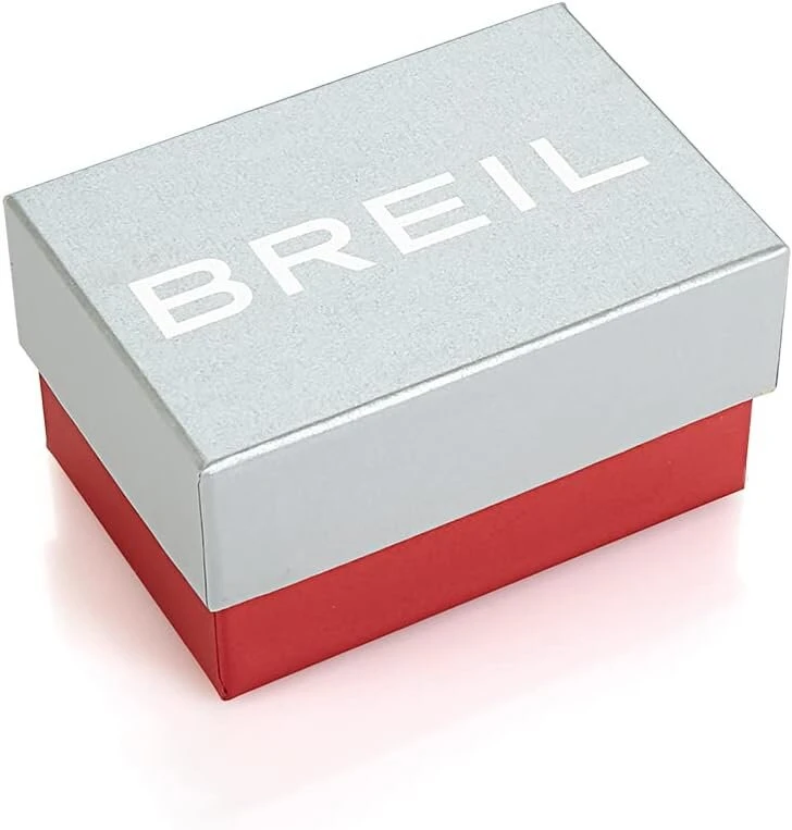 Breil - keraminis Brick žiedas iš plieno vyrams (eu 21), sidabrinis