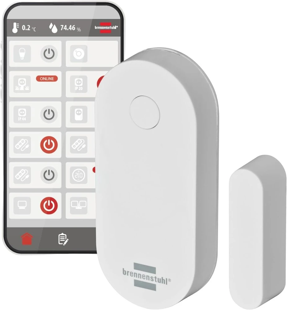 Brennenstuhl Connect Zigbee Durų ir Langų Jutiklis Tfk Cz 01