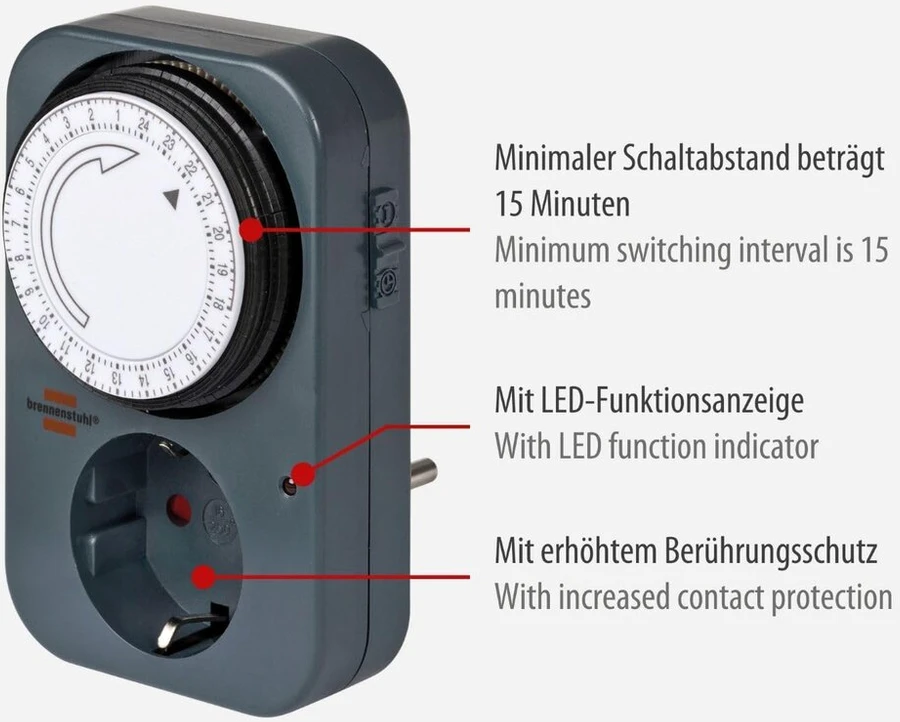 Brennenstuhl Mz 20 Mechaninis Laikmatis