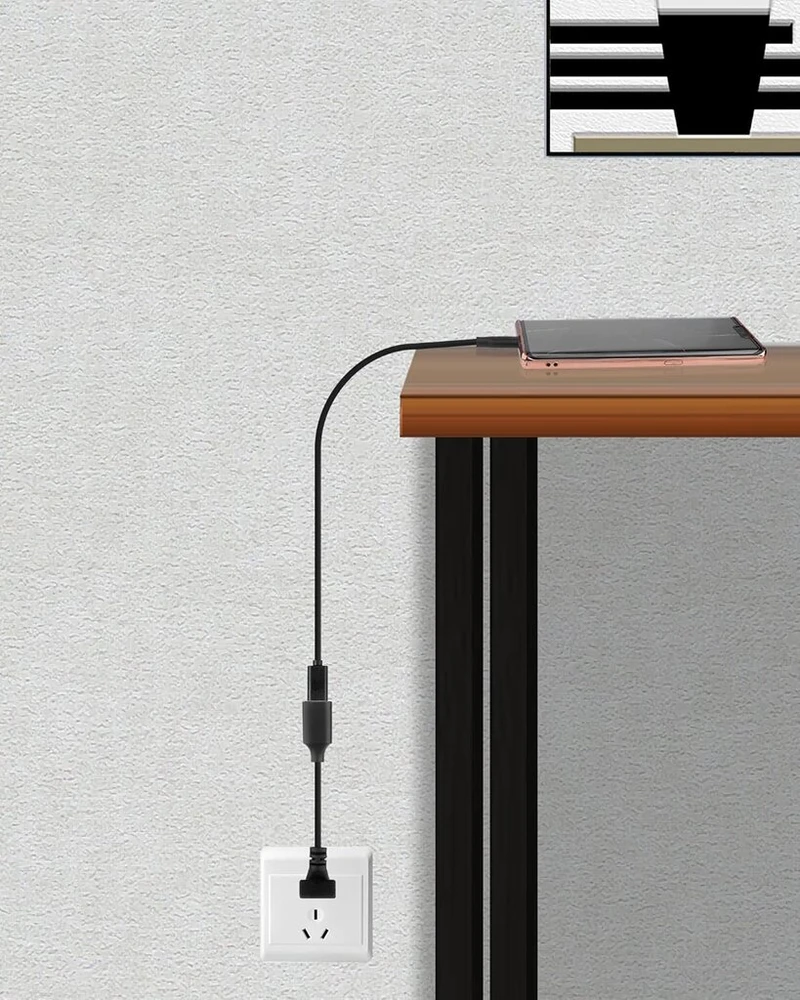 Briefcec usb adapterio kabelis, usb kampinė jungtis 90 laipsnių usb 3.0 male adapteris 90 laipsnių kairėn / dešinėn / viršun / žemyn kampinis adapteris usb į jack (30 cm, viršus + apačia + kairė + dešinė, 4 vnt. pakuotė)