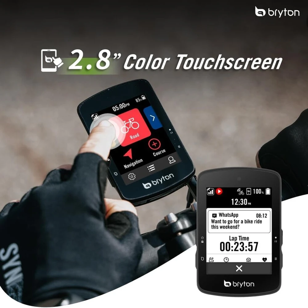 Bryton Rider S510 Gps dviračio kompiuteris su 30 val. baterija