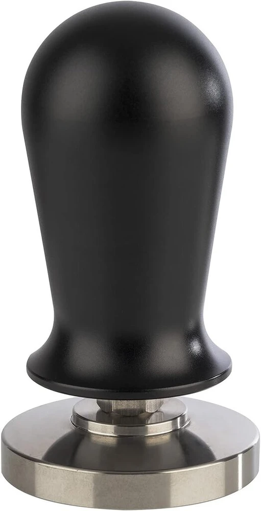Buddy´s Bar - Barista Edition, Premium grūstuvas, kavos kompresorius, pagrindo skersmuo 53 mm, aukštis: 10 cm, nerūdijantis plienas, espresso štampas 53 mm portafiltrui, kavos grūstuvas su silikoniniu kilimėliu, juodas