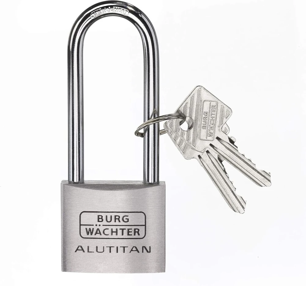 Burg Wächter 30 45 Burg pakabinamas užraktas 770 Hb Alutitan, 30 mm Sb