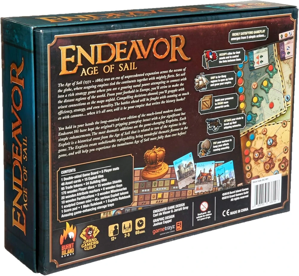 Burnt Island Games Endeavor Age of Sail