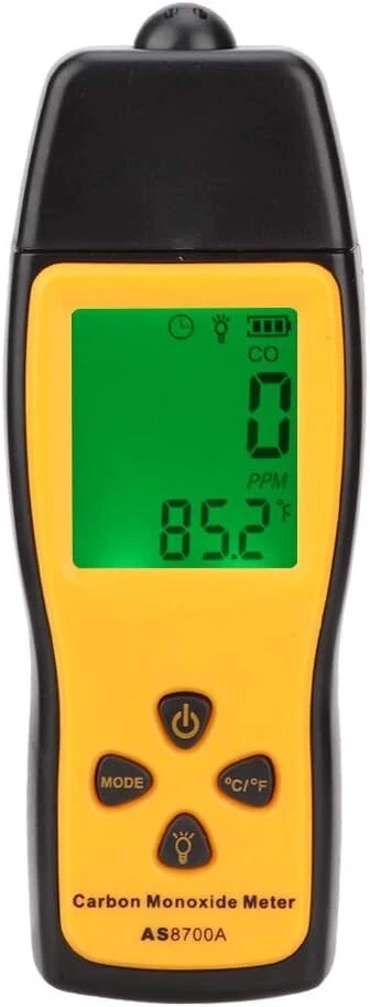 Buyweek anglies monoksido detektorius, nešiojamas didelio tikslumo co detektorius, anglies monoksido matuoklis su aiškiu lcd ekranu
