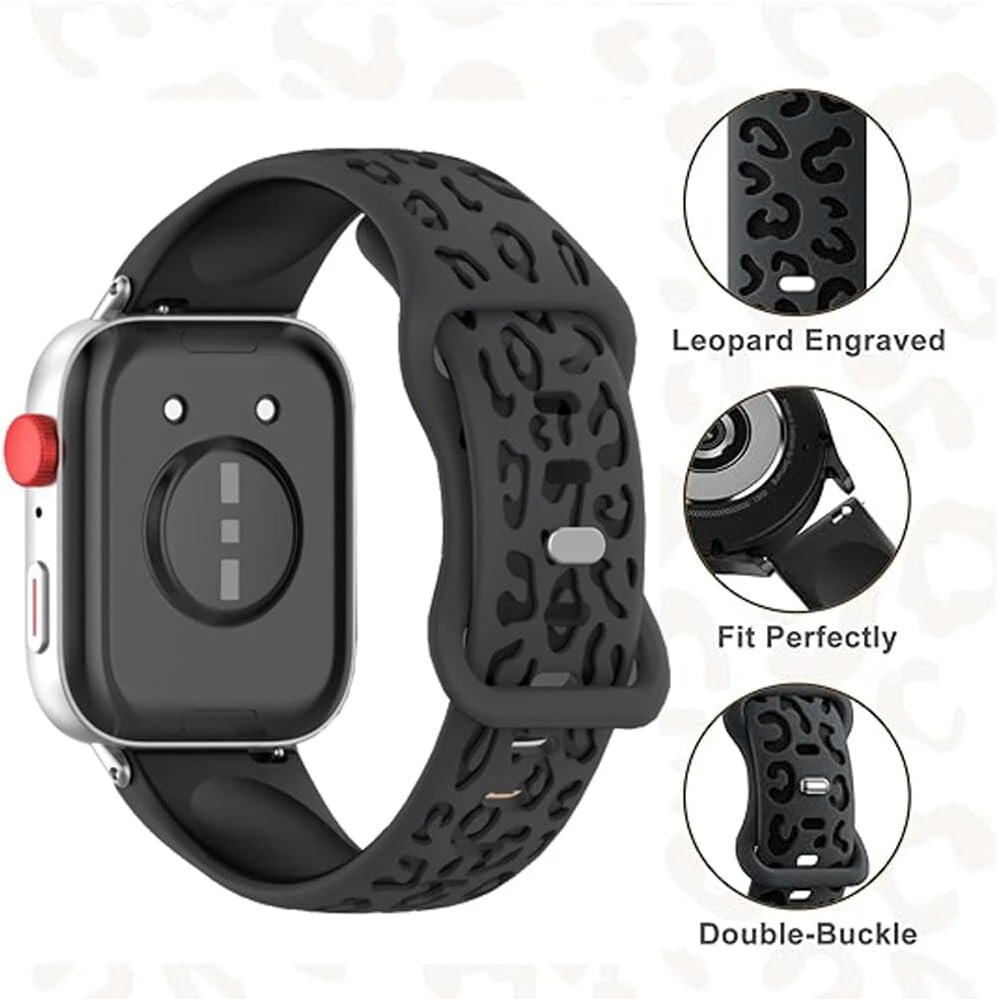 Byisyue leopardiniai dirželiai, skirti suunto 9 peak/9 peak pro/5 peak/vertical/race/race s, 22 mm sportinio laikrodžio dirželis, silikoninis pakaitinis dirželis, skirtas cmf watch pro 2/watch pro