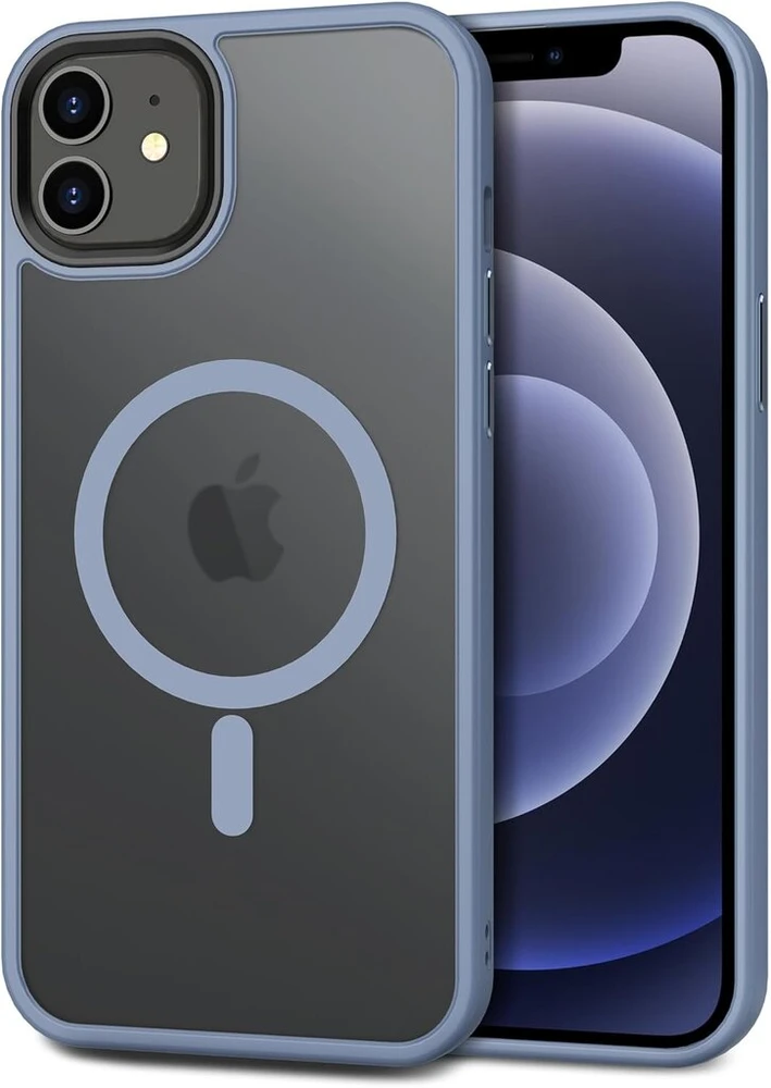 Cacoe magnetinis dėklas, skirtas iphone 12/12 pro 6.1 colio, suderinamas su magsafe, permatomas matinis telefono dėklas, atsparus smūgiams, atsparus įbrėžimams, apsauginis dangtelis