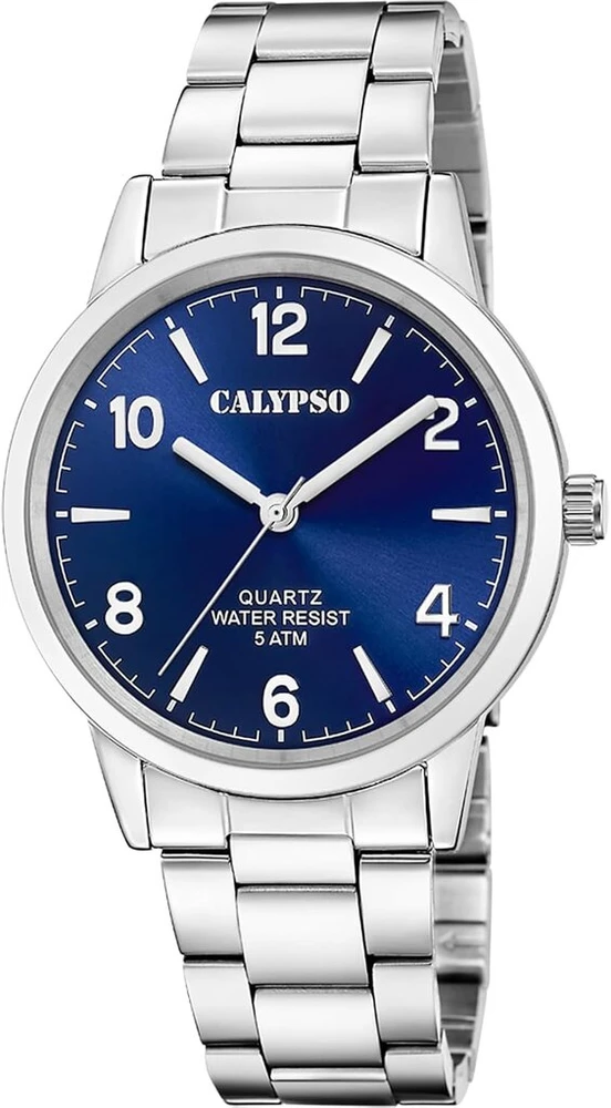 Calypso K5858/3 Vyriškas Laikrodis Analoginis Nerūdijantis Plienas Sidabrinis