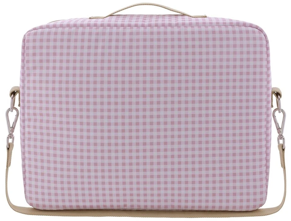 Cambrass - ligoninės krepšys kūdikiui vichy pink