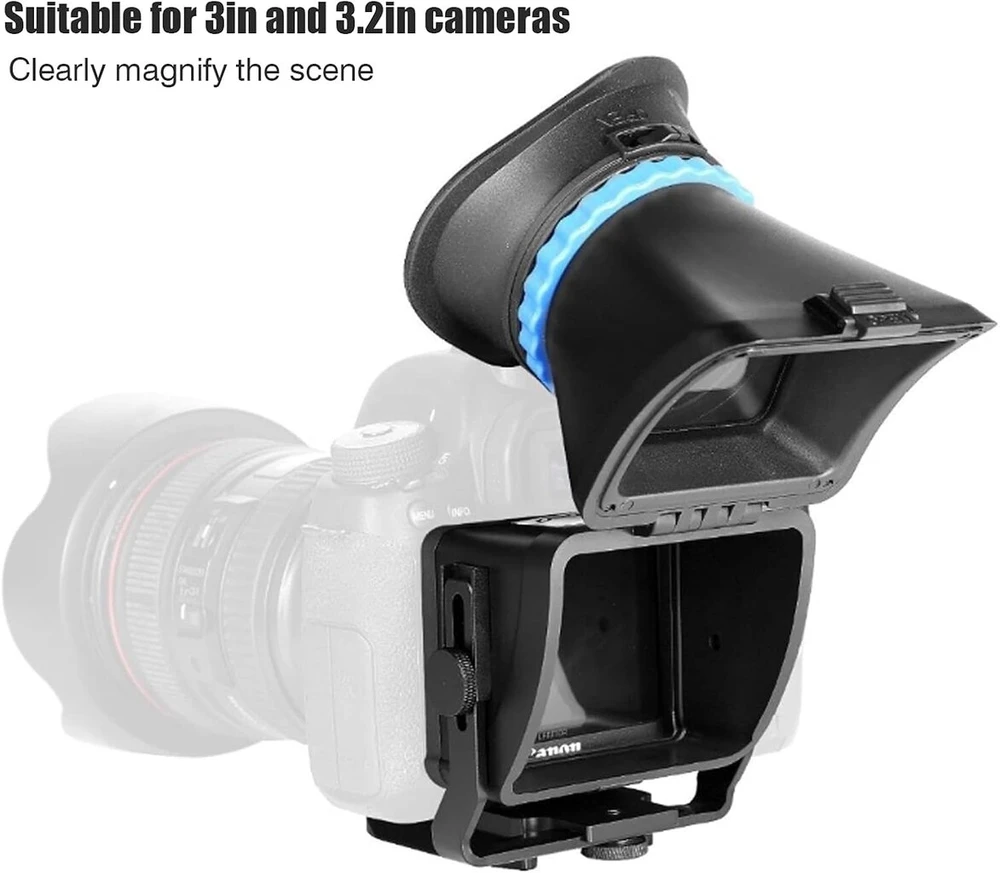 Objektyvas Camera lcd viewfinder, camera viewfinder dslr viewfinder su 3 colių/3.2 colio ekranu slr viewfinder, camera screen viewfinder, tinkamas pagyvenusiems ir neįgaliems asmenims