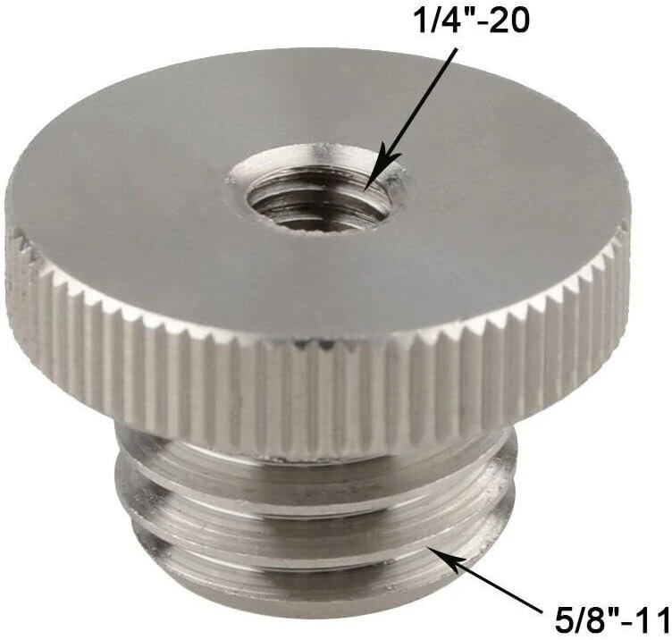 Objektyvas Camvate 1/4"-20 į 5/8"-11 sriegio adapteris trikojui lazerio lygiui bosch adapteris (2 vnt.)