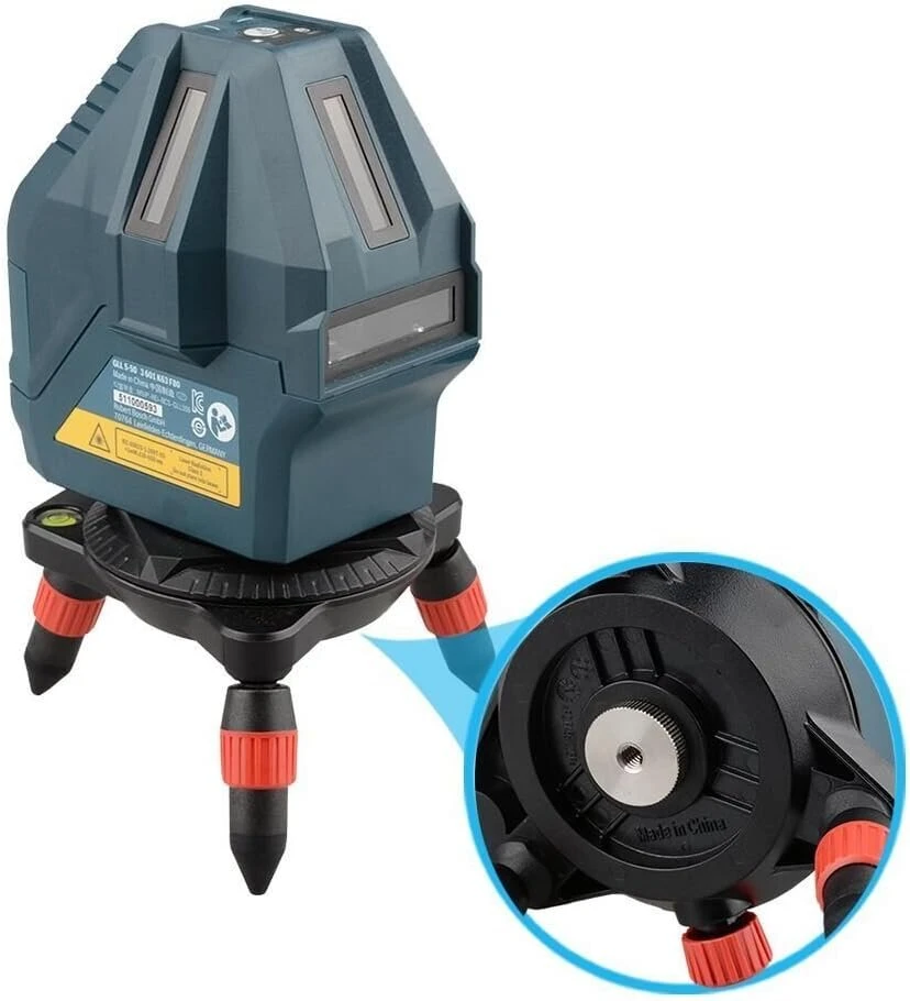 Objektyvas Camvate 1/4"-20 į 5/8"-11 sriegio adapteris trikojui lazerio lygiui bosch adapteris (2 vnt.)