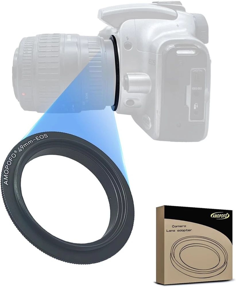 Objektyvas Canon Adapteris 49 mm makro atvirkštiniam objektyvo tvirtinimui Eos