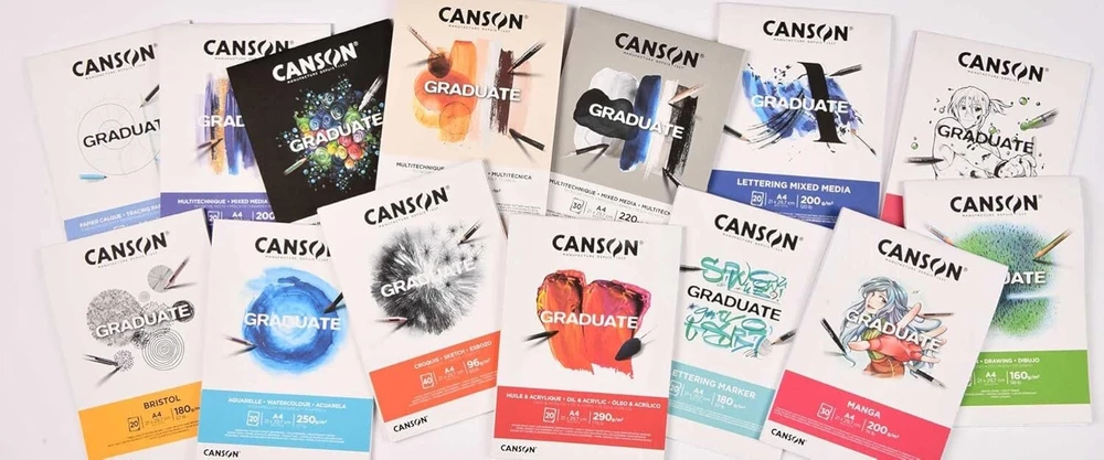 Canson Bristol popierius A4, 20 lapų, 180 g/m²