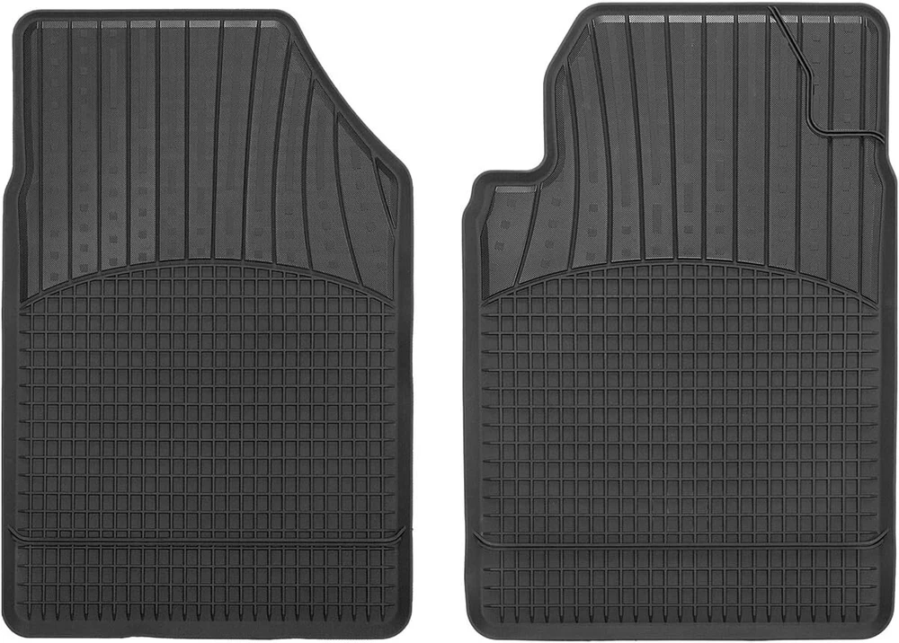 Carfashion universalūs visų oro sąlygų kilimėliai A1, automobilio grindų kilimėlių komplektas juodos spalvos, 2 dalių, be kilimėlio laikiklio, skirtas Mercedes V-class Vito (w447), pagamintas nuo 2014-05 iki 00/0000