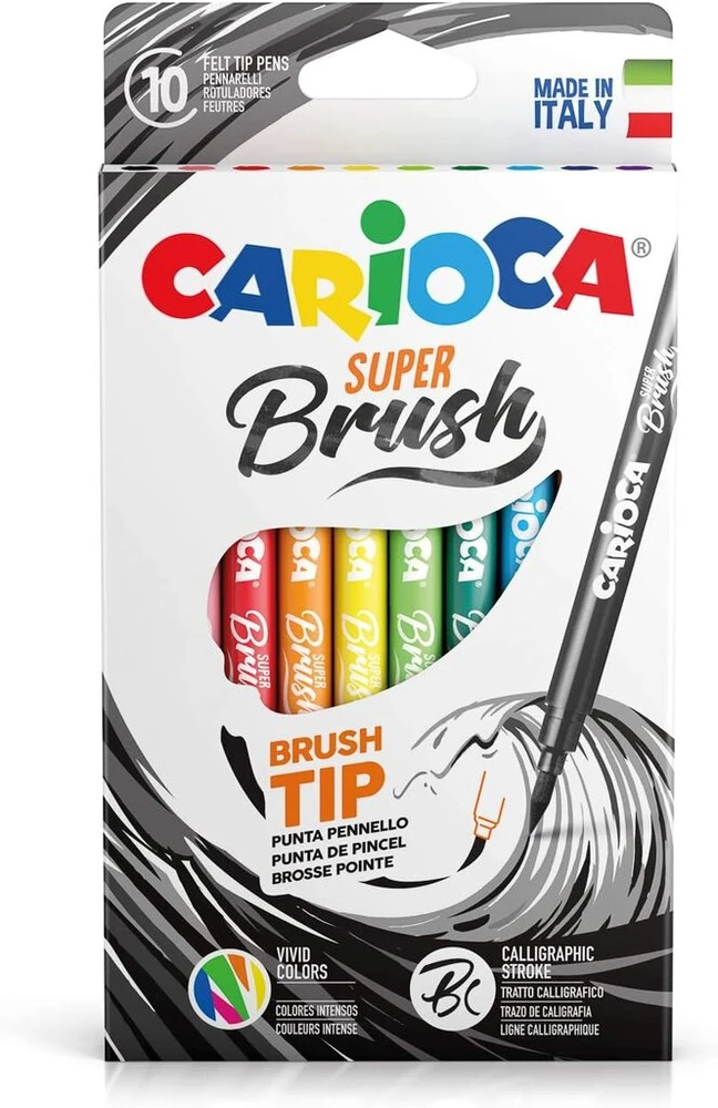 Carioca Tip rašikliai, 10 spalvų