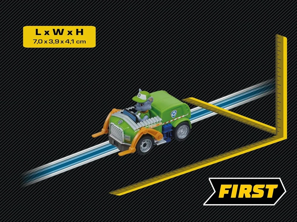 Carrera First Paw Patrol Rocky lenktyninis automobilis 1:50