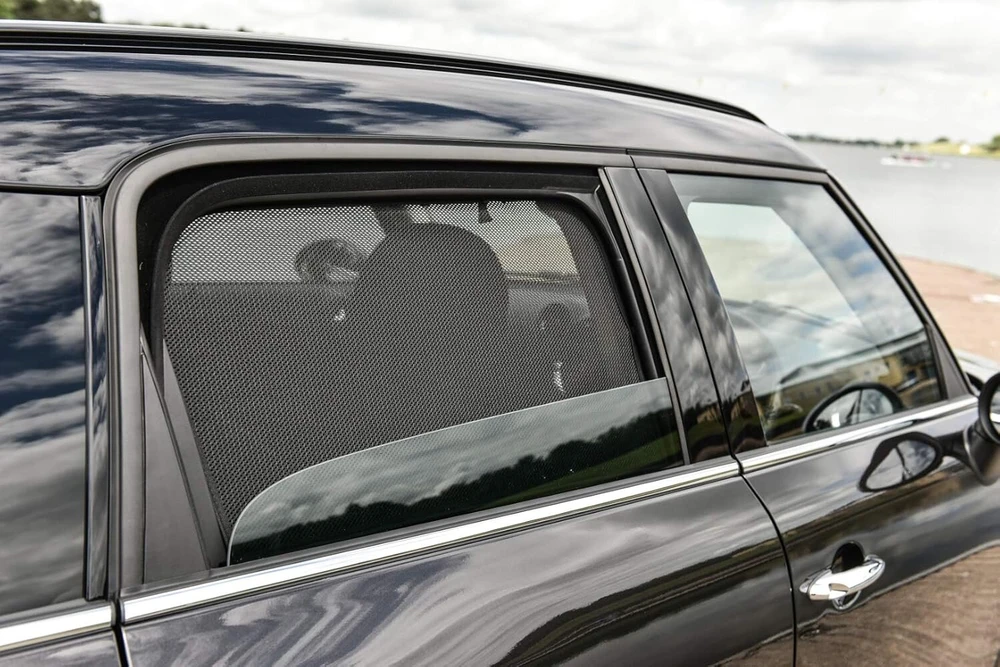 Carshades šoninių langų uždangalai (galinės durys), skirti Kia Niro 2016-2022 (2 vnt.), juodi