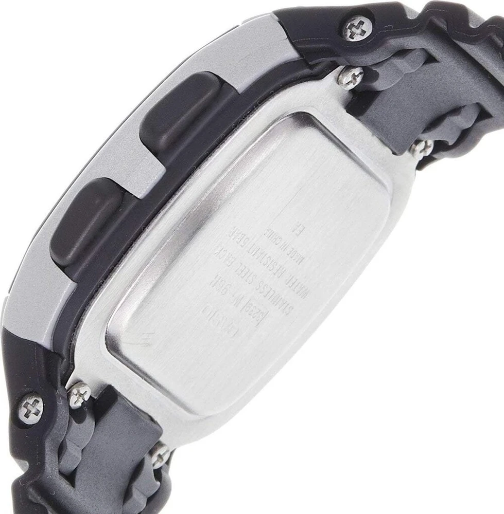 Casio W-96h-1aves skaitmeninis laikrodis su plastikine apyranke